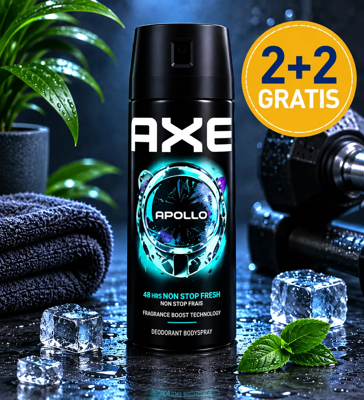2+2 Gratis - Axe deo apollo