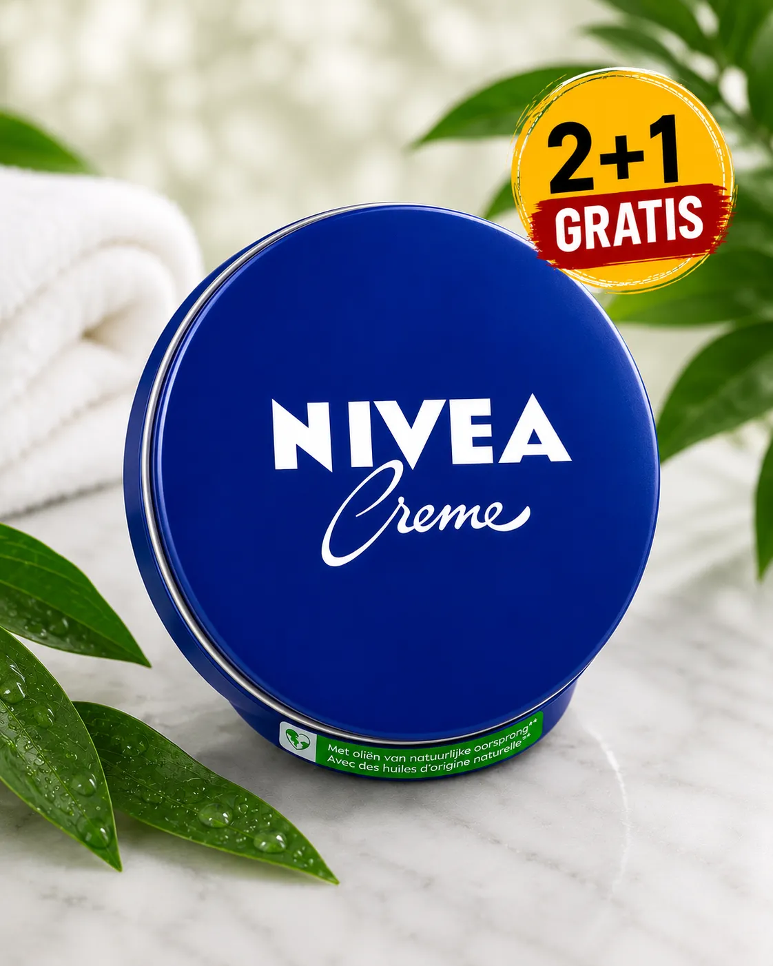 Nivea crème doos 150ml - 2+1 Gratis 